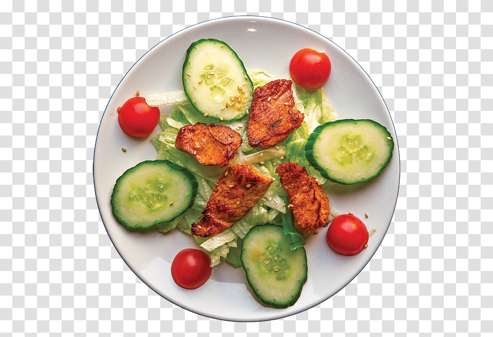 Chicken Salad Cucumber, Vegetable, Plant, Food, Dish Transparent Png