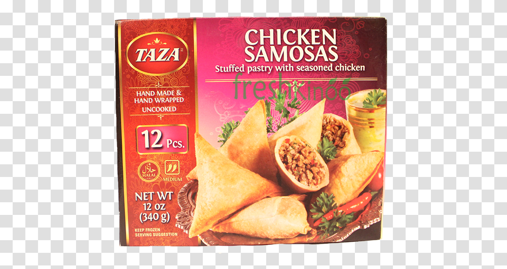 Chicken Samosa 12ct Taza Samosa, Food, Burrito, Bread, Taco Transparent Png