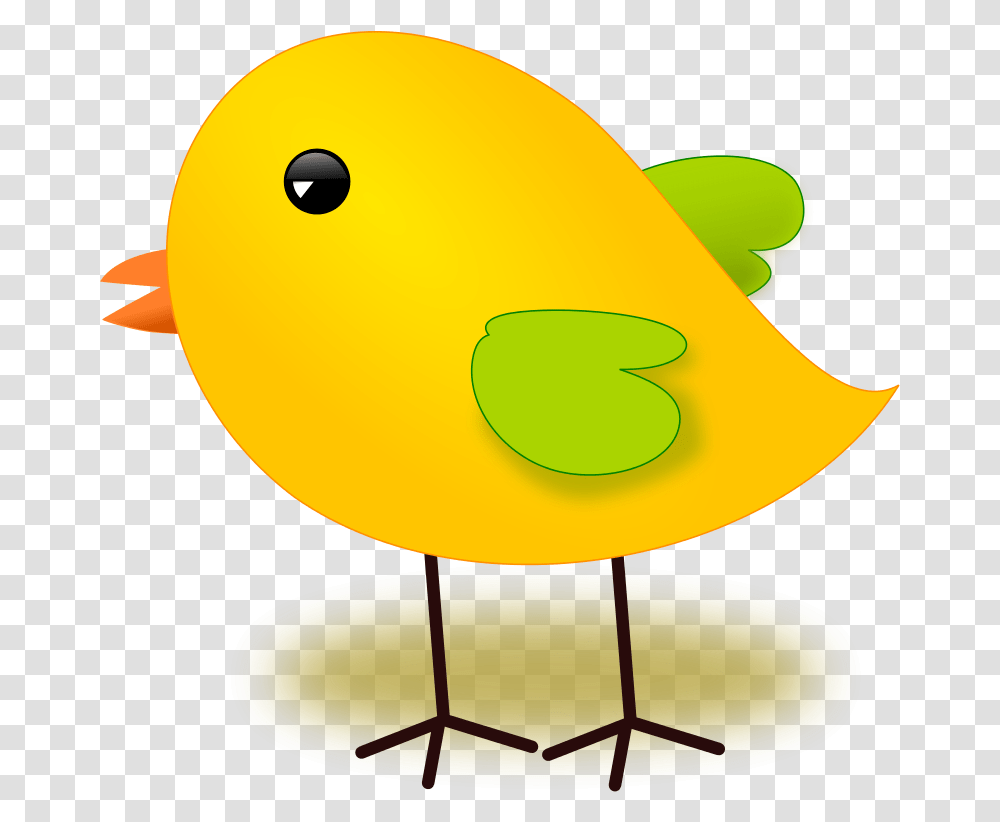 Chicken Small Cartoon Chicken, Canary, Bird, Animal, Balloon Transparent Png