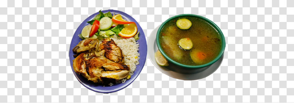 Chicken Soup Sopa De Gallina Asada, Dish, Meal, Food, Plant Transparent Png