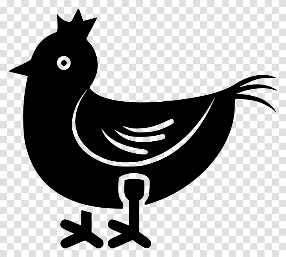 Chicken Steller S Jay, Stencil, Bird, Animal Transparent Png