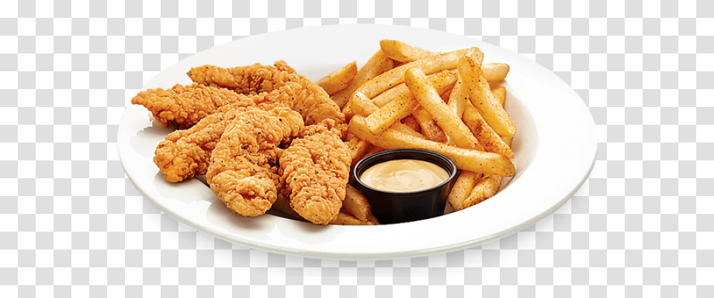 Chicken Strips And French Fries, Food, Fried Chicken, Nuggets Transparent Png