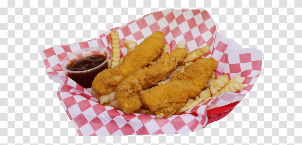 Chicken Strips At Triangle Drive In In Fresno Ca, Food, Fried Chicken, Nuggets Transparent Png