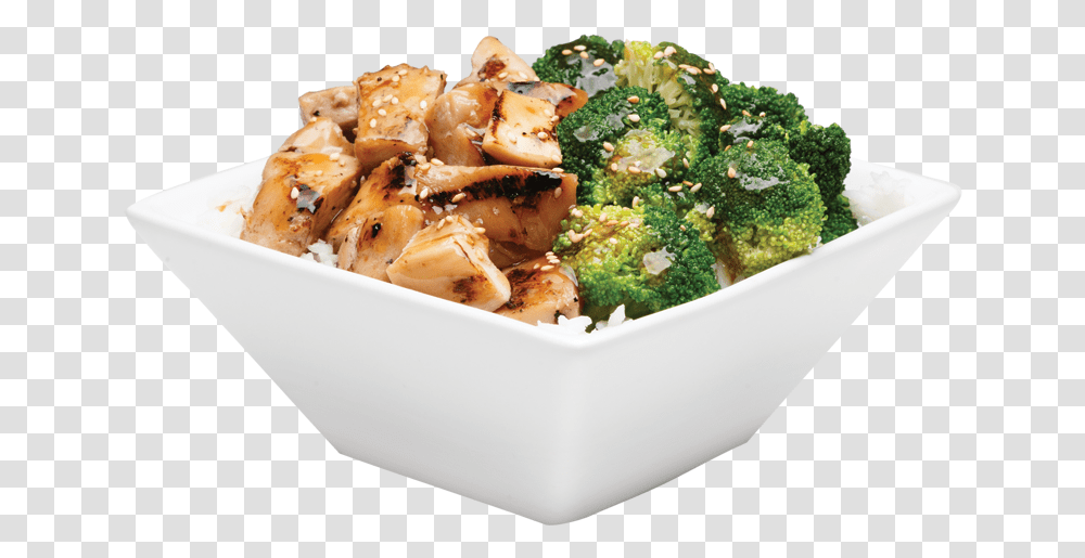 Chicken Teriyaki Bowl Teriyaki Chicken, Plant, Food, Broccoli, Vegetable Transparent Png