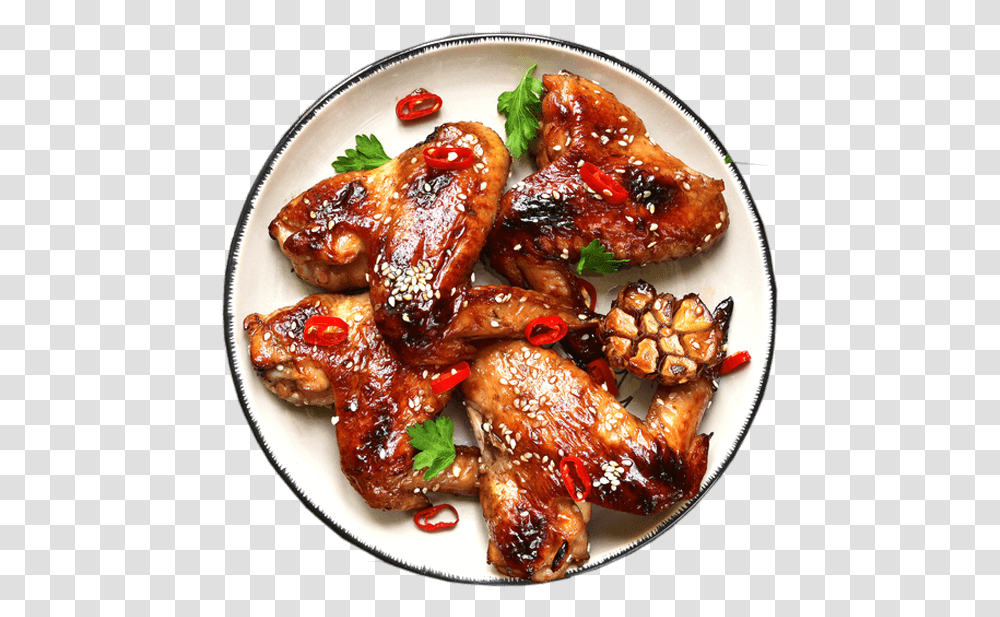 Chicken Wings Romans Vegetarian Pizza, Dish, Meal, Food, Animal Transparent Png