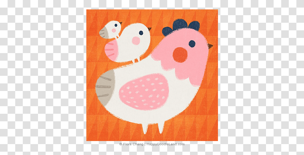 Chickens Flora Chang, Applique, Rug, Bird, Animal Transparent Png