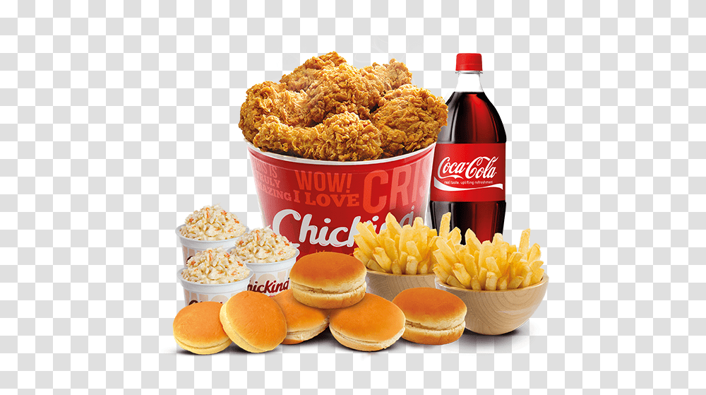 Chicking Fried Chicken Bucket, Burger, Food, Snack, Orange Transparent Png