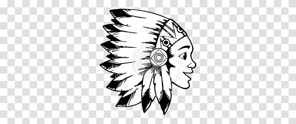 Chief Clipart Indian Boy, Animal, Face, Drawing Transparent Png