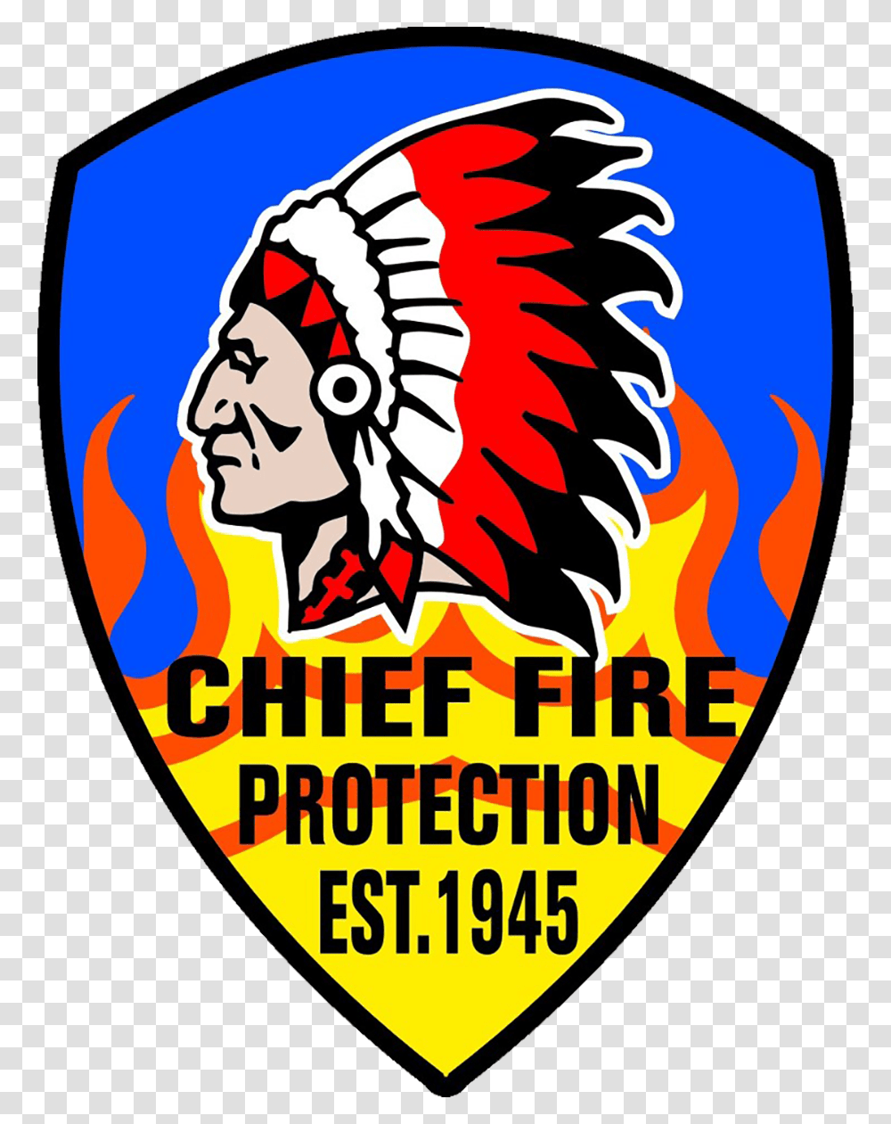 Chief Fire Protection Company Emblem, Poster, Advertisement, Logo Transparent Png