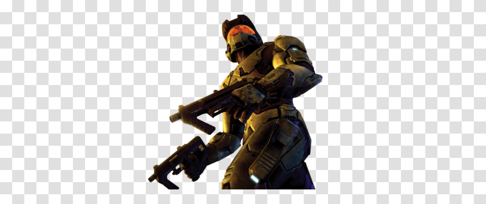 Chief Halo Master, Person, Human, Gun, Weapon Transparent Png