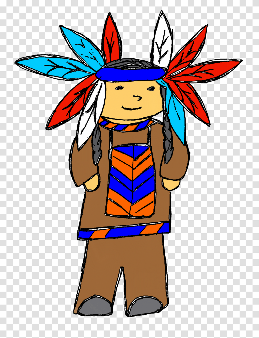 Chief Indian Clipart Explore Pictures, Doll, Toy, Nutcracker, Costume Transparent Png