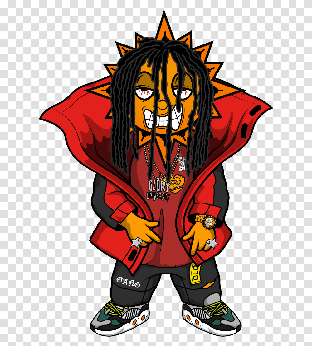 Chief Keef Glo Gang Logo, Person Transparent Png