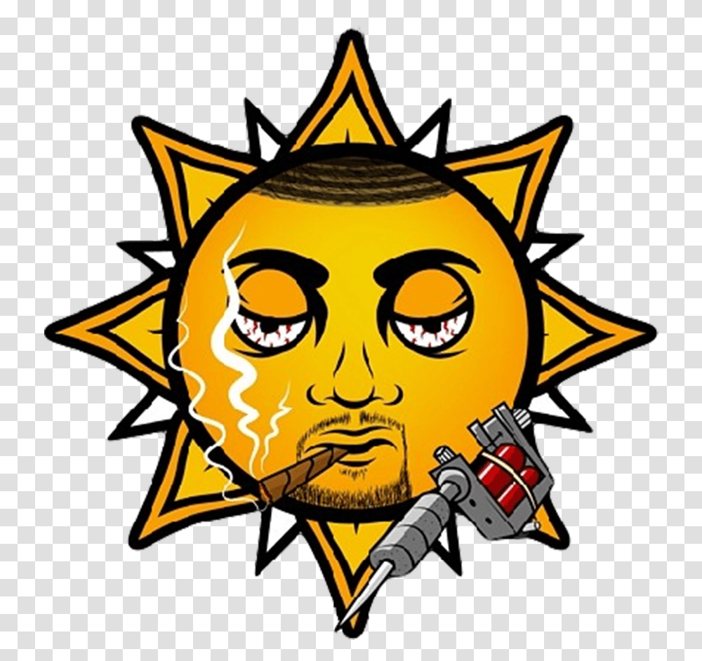 Chief Keef Glo Gang Sun Imgkid Com The Image Kid Red And Black Illusion, Star Symbol, Label Transparent Png