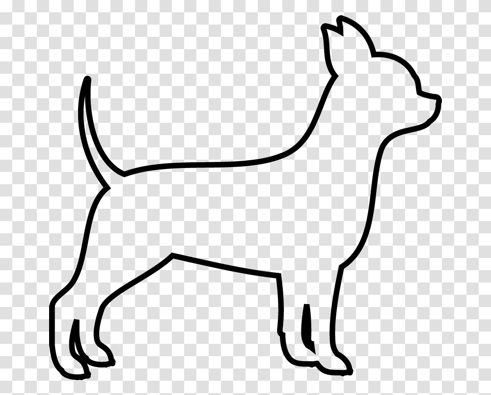 Chihuahua, Bow, Mammal, Animal, Silhouette Transparent Png
