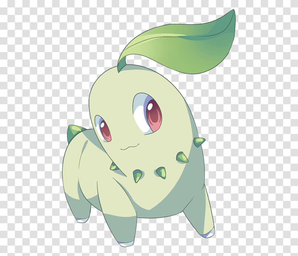 Chikorita Stats Moves Evolution Locations Amp Other, Green, Plant Transparent Png