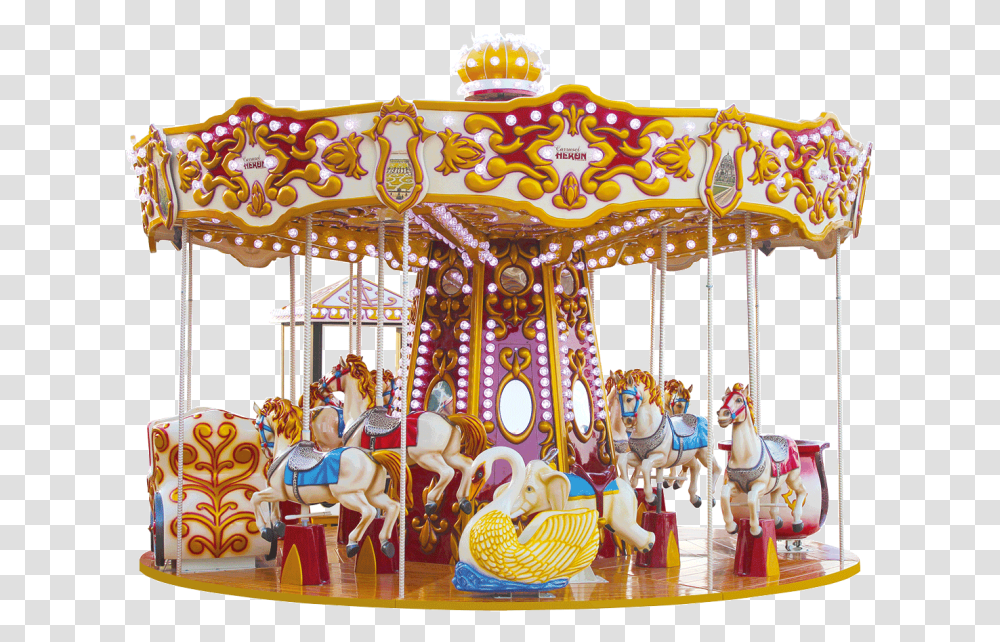 Child Carousel, Amusement Park, Theme Park, Horse, Mammal Transparent Png