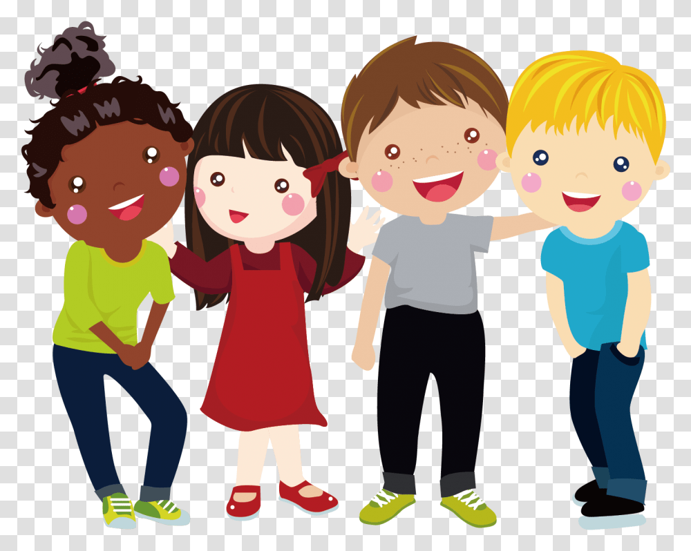 Child Cartoon Royalty Free Illustration Kids Group Cartoon, Family, People, Person, Human Transparent Png