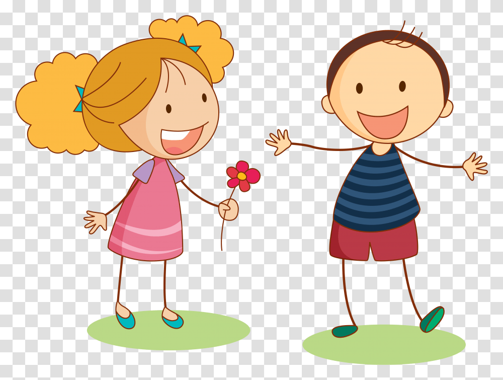 Child Clip Art Cartoon Boy And Girl, Accessories, Accessory, Jewelry, Pendant Transparent Png