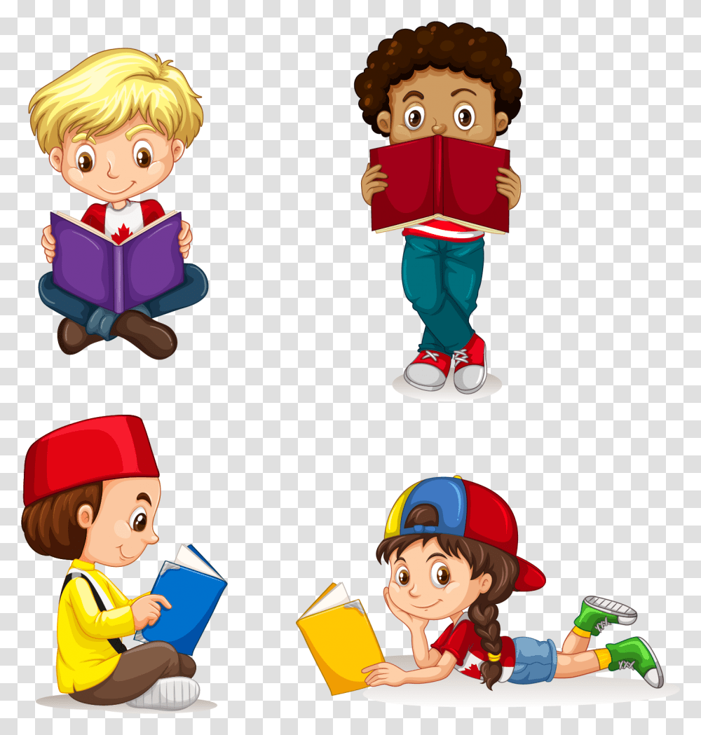 Child Clip Art Kids Reading Vector, Person, Costume, Elf, People Transparent Png