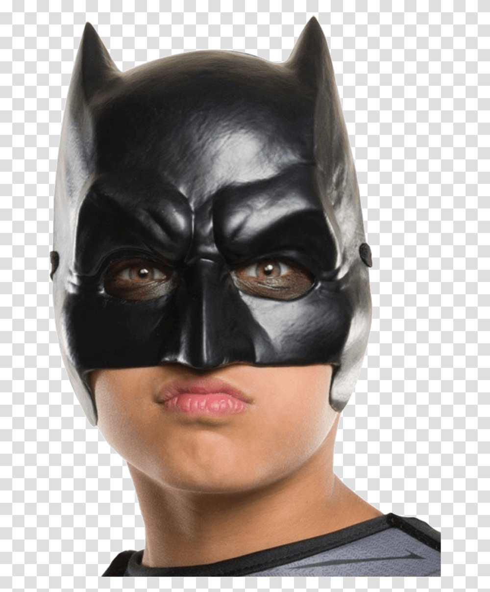 Child Dawn Of Justice Batman Mask, Head, Person, Human, Face Transparent Png