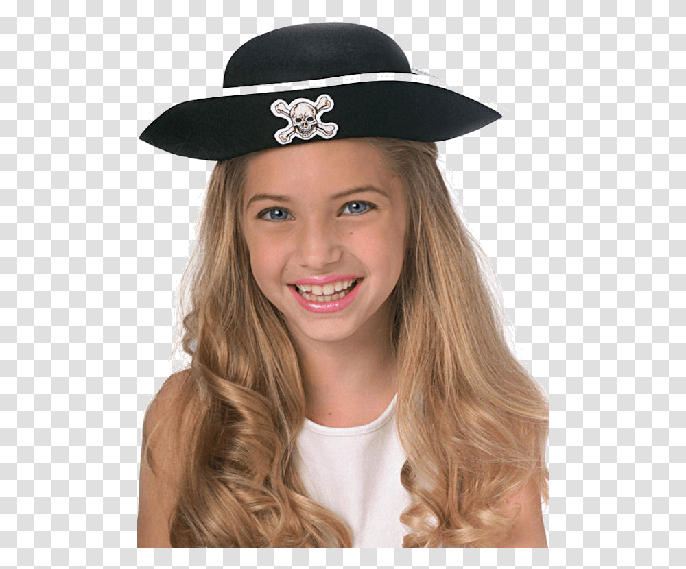 Child Deluxe Buccaneer Captain Hat Piratska Shapka, Person, Human, Apparel Transparent Png