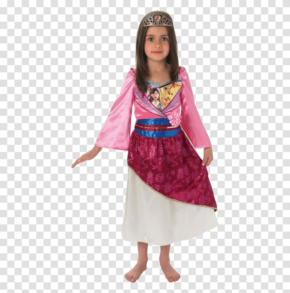 Child Disney Shimmer Mulan Costume Mulan Costume Kids, Apparel, Robe, Fashion Transparent Png