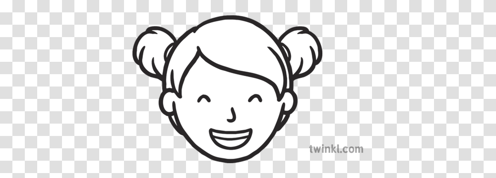 Child Excited Face Emotions Happy Ks1 Glue Black And White, Stencil, Photography, Head, Smile Transparent Png