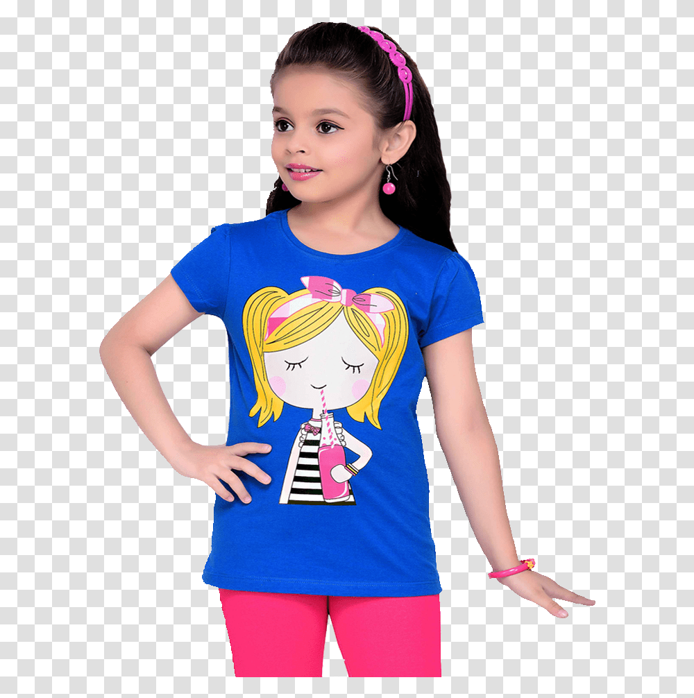 Child Girl, Apparel, T-Shirt, Person Transparent Png
