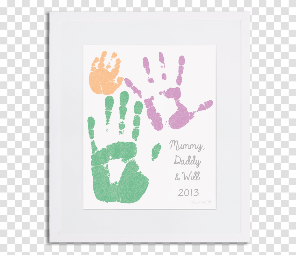 Child Handprint Mummy Daddy Baby Handprint, Footprint Transparent Png
