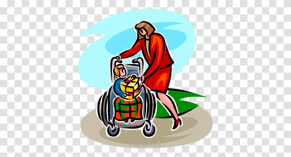 Child In A Wheelchair Royalty Free Vector Clip Art Illustration, Cleaning, Washing, Furniture, Poster Transparent Png