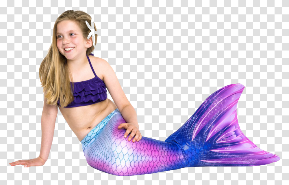Child Mermaid Image All Mermaid Kid, Clothing, Person, Female, Girl Transparent Png