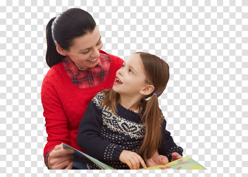 Child Reading, Person, People, Girl, Female Transparent Png