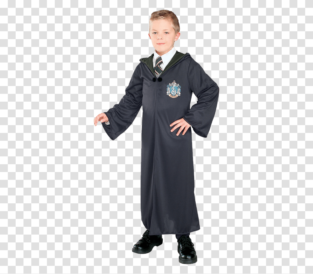 Child's Slytherin Robe From Harry Potter Cheap Harry Potter Robes, Tie, Accessories, Sleeve Transparent Png