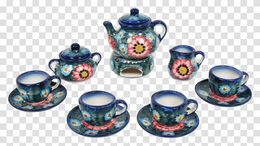 Child's Tea SetClass Lazyload Lazyload Mirage Primary Teapot, Pottery, Saucer, Cup, Porcelain Transparent Png