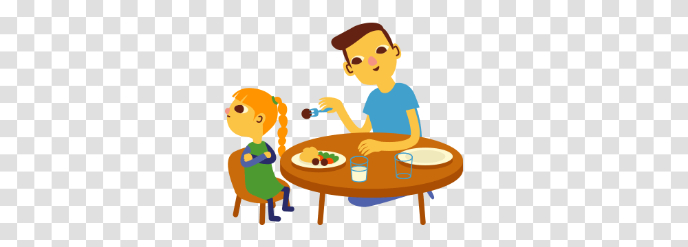 Child Setting The Table Clipart Clip Art Images, Furniture, Person, Dining Table, Coffee Table Transparent Png