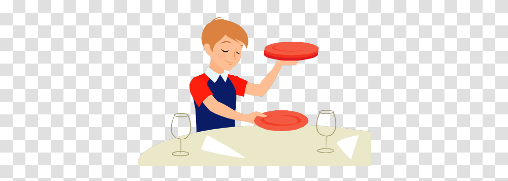 Child Setting The Table Clipart Table Setting Clipart, Frisbee, Toy, Person, Human Transparent Png