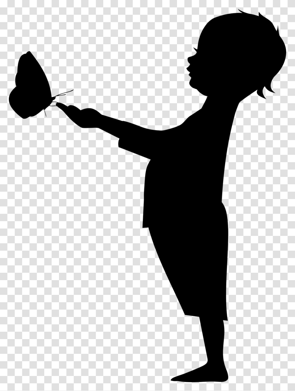 Child Silhouette Clip Art, Gray, World Of Warcraft Transparent Png