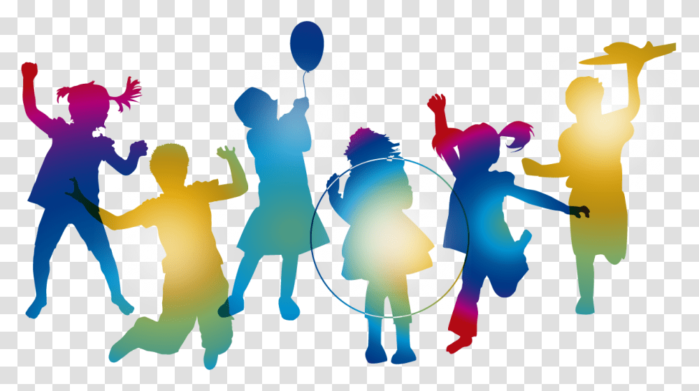 Child Silhouette Vexel Sports Silhouette Colored, Person, Crowd, Audience Transparent Png