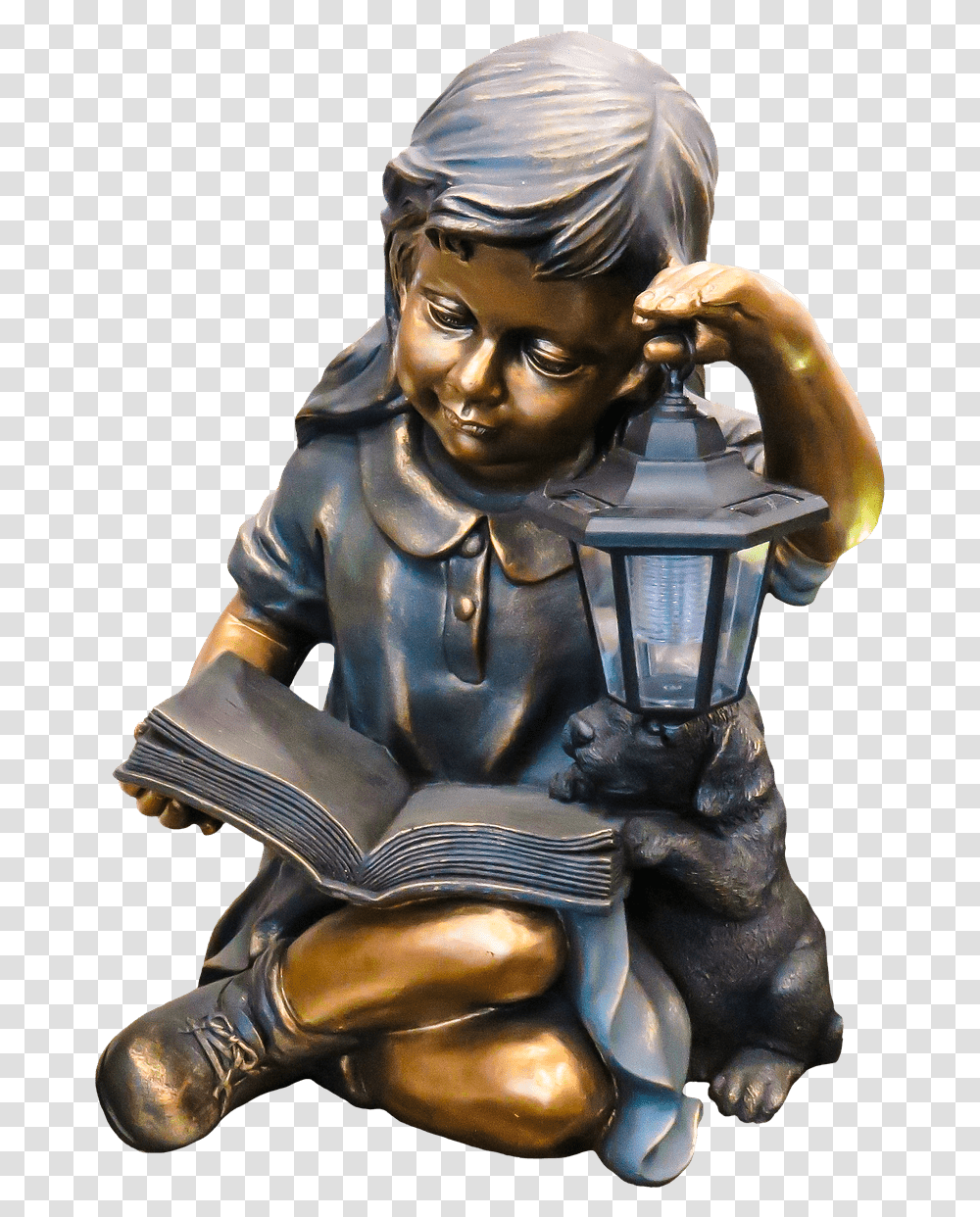 Child Sitting Figurine Lamp Clip Arts Statue, Bronze, Sculpture, Person, Human Transparent Png