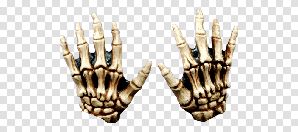 Child Sized Skeleton Latex Gloves White Or Bone Halloween Manos De Calavera Halloween, Hook, Claw, Chess, Game Transparent Png