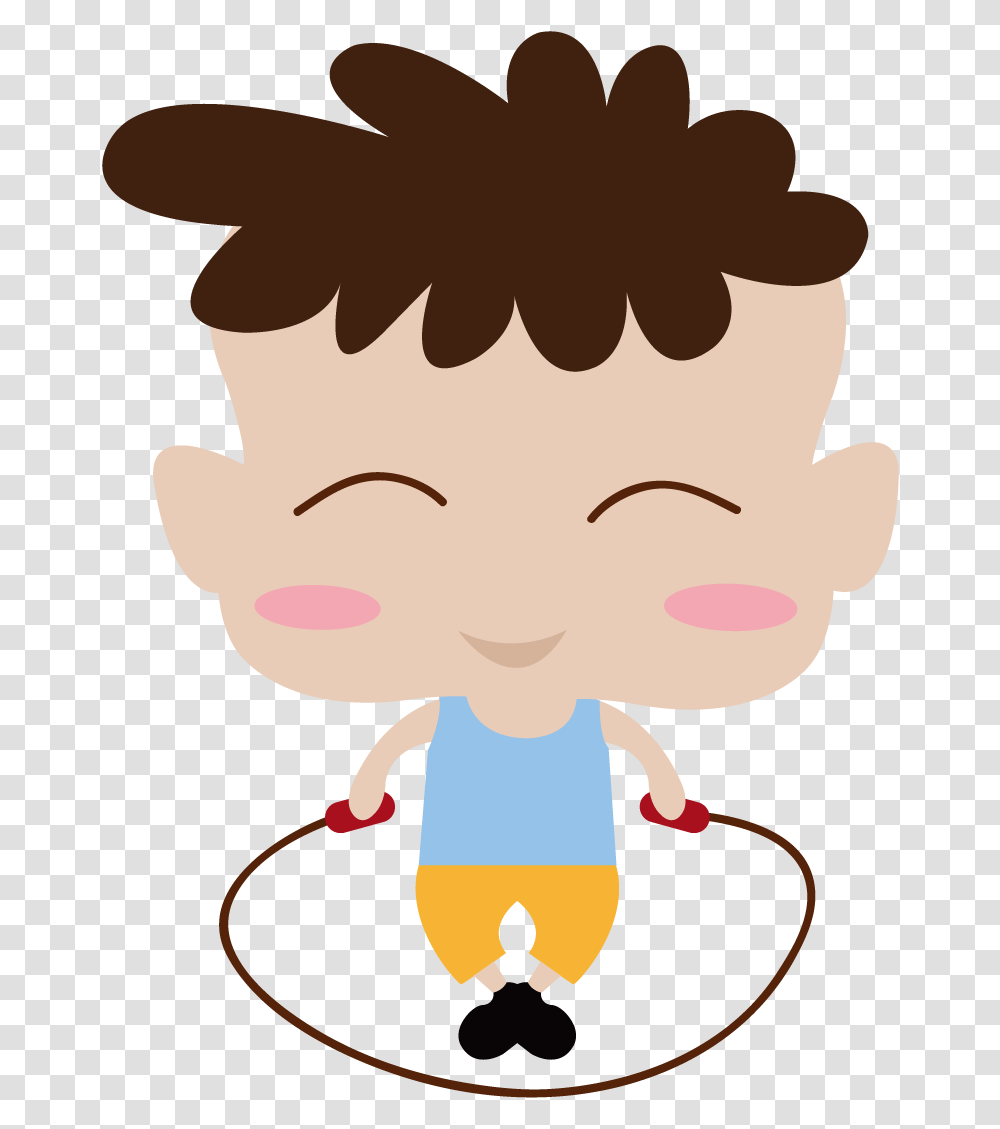 Child Skipping Rope Clip Art, Person, Human, Leaf, Plant Transparent Png