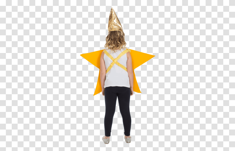 Child Star Costume Nativity Girl, Person, Clothing, Symbol, Star Symbol Transparent Png