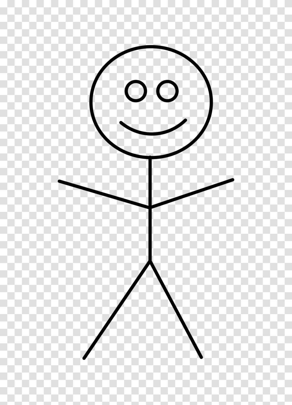 Child Stick Man, Green, Number Transparent Png