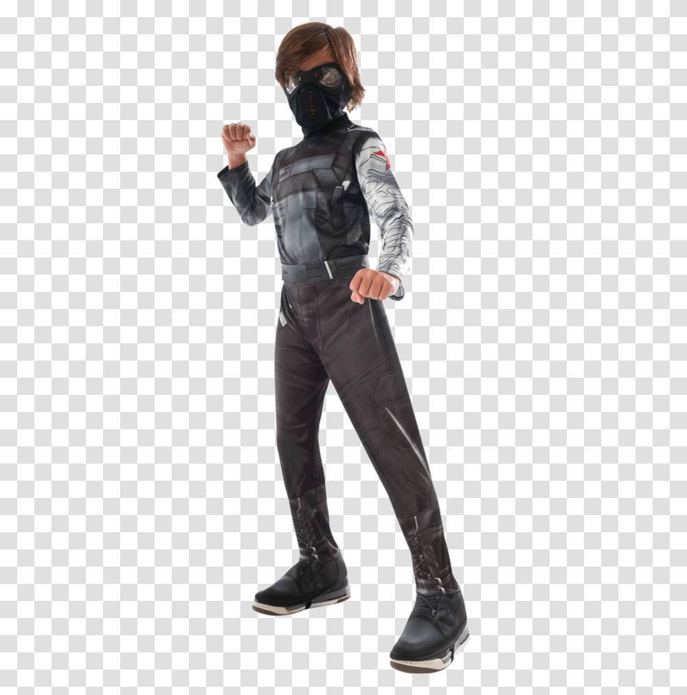 Child Winter Soldier Costume Disfraz Dw Soldado Del Invierno, Ninja, Person, Pants Transparent Png