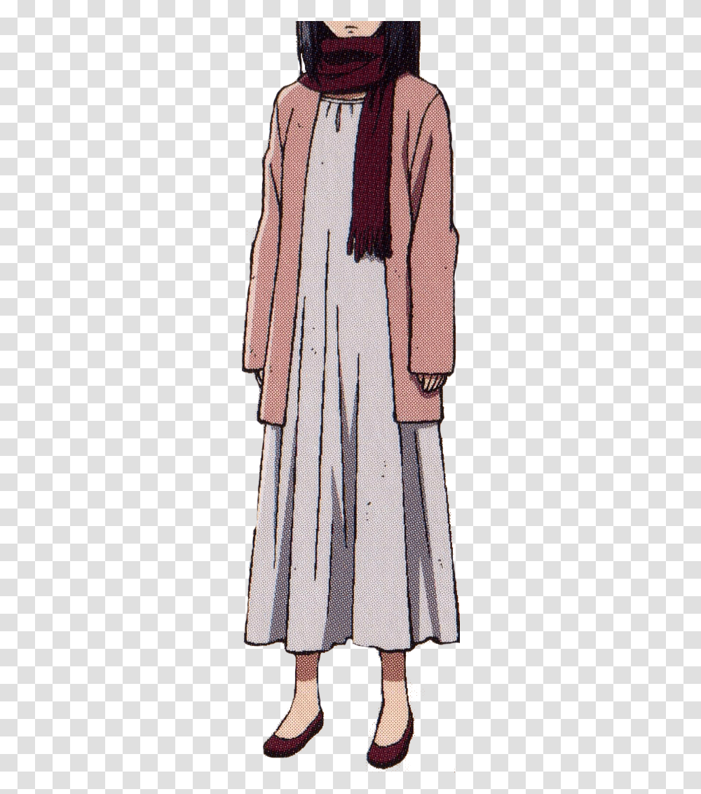 Child Young Mikasa, Person, Coat, Robe Transparent Png