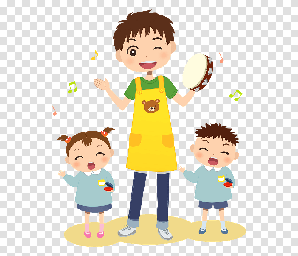 Childcare Worker Children Clipart, Person, People, Family, Girl Transparent Png