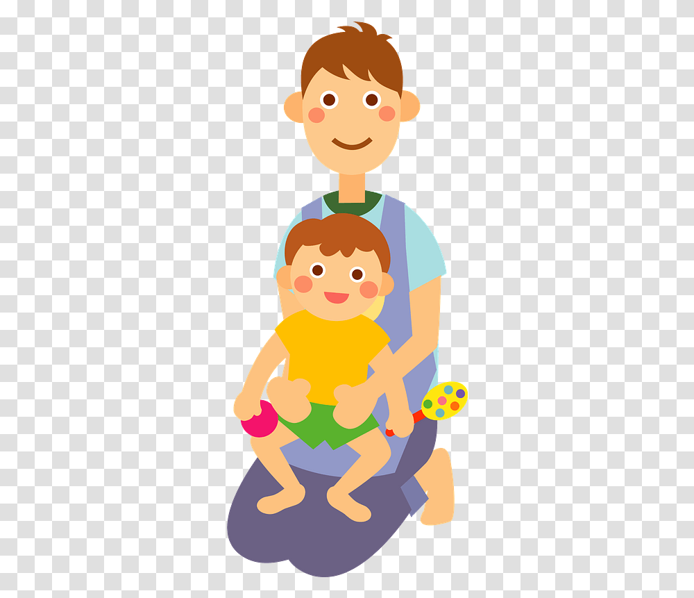 Childcare Worker Man Clipart Free Download People, Bathroom, Indoors, Toilet, Baby Transparent Png