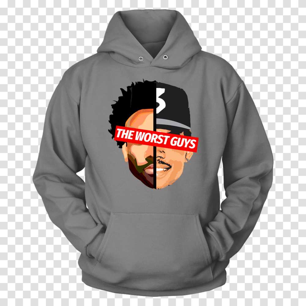 Childish Gambino Chance The Rapper The Worst Guys Hoodie, Apparel, Sweatshirt, Sweater Transparent Png