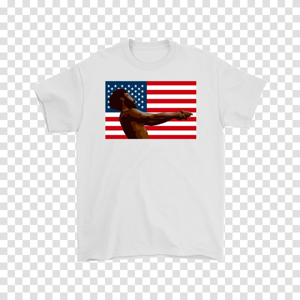 Childish Gambino This Is America Flag Hip Hop T Shirt Ebay, Apparel, T-Shirt, Person Transparent Png