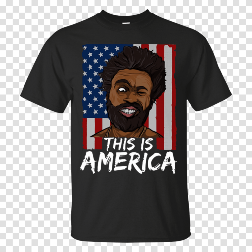 Childish Gambino This Is America Of July Shirt Isonicgeek Store, Apparel, T-Shirt, Person Transparent Png